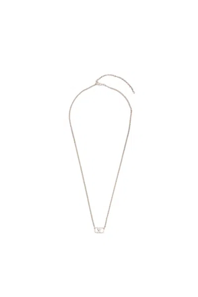 Valentino Garavani Vlogo Signature Metal Necklace