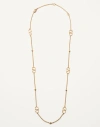 Valentino Garavani Vlogo Signature Metal Necklace In Gold