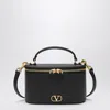 Valentino Garavani Vlogo Signature Mini Vanity Bag In Grainy Calfskin Woman Black Uni