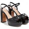 Valentino Vlogo 115 Patent Platform Sandal