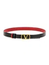 Valentino Garavani Women Vlogo Signature Reversible Belt In Multicolour