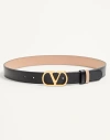 Valentino Vlogo Signature Leather Belt