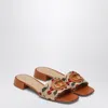 Valentino Garavani Vlogo Signature Slide Sandal In Multi