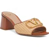 Valentino Garavani Vlogo Signature Slide Sandal In Nude