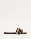 Valentino V Logo Sandal In Multicolour