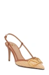 Valentino Garavani Vlogo Signature Slingback Pump In Nude