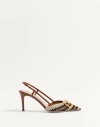 Valentino Vlogo Signature Slingback Pumps In Multicolour