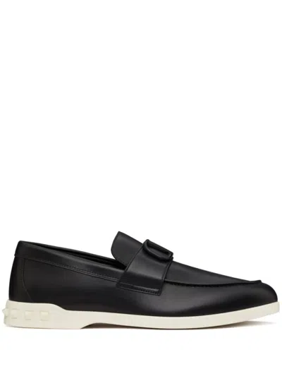 Valentino Garavani Vlogo Signature Slip-on Shoes With Rockstud Details