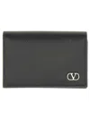 Valentino Snap Button Logo Cardholder Wallet
