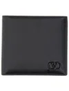 Valentino "bi-fold Vlogo Signature" Wallet In Black