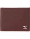 Valentino Garavani Men "vlogo Signature" Wallet In Brown
