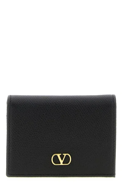 Valentino Garavani Vlogo Signature Wallet In Black