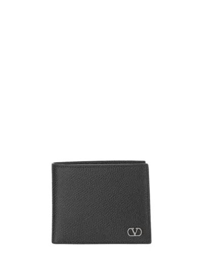 Valentino Garavani Vlogo Signature Wallet In Black