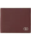 Valentino Garavani Men "vlogo Signature" Wallet In Brown