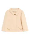 Valentino Garavani Vlogo Signature Wool Jacket In Neutral