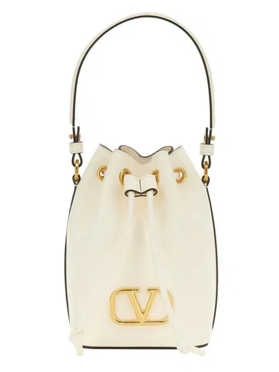 Valentino Garavani "vlogo Singature" Mini Bucket Bag