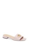 Valentino Vlogo Signature Leather Sandal In Water Rose