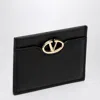 Valentino Vlogo The Bold Black Card Holder In Black