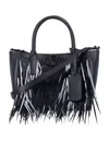 Valentino Vlogo Small Handbag In Black