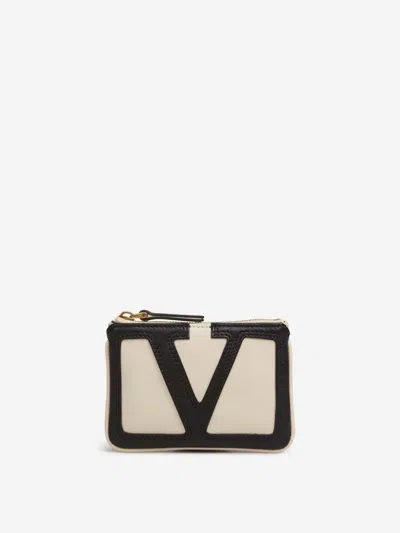 Valentino Garavani Vlogo Wallet In Black