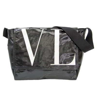 Valentino Garavani Vltn Black Leather Shoulder Bag ()