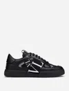 Valentino Garavani Vltn Ribbon Sneakers In Black