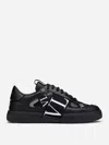 Valentino Garavani Vltn Ribbon Sneakers In Black