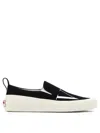 Valentino Vltn Logo Slip On Sneakers In Black