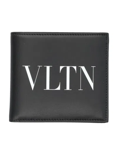 Valentino Garavani Vltn Wallet In Black/white