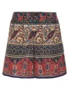 Valentino Garavani Voyage Imaginaire Bermuda Shorts In Multi