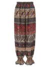 Valentino Garavani Cachemire Voyage Imaginaire Print Silk Georgette Pants