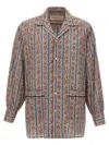 Valentino Pajama Shirt With "voyage Imaginaire" Print In Multicolor