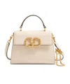 Valentino Garavani Garavani Vsling Small Handbag In Grainy Calfskin With Jewel Logo Woman Ivory Uni In White