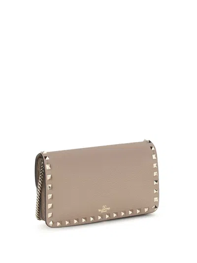 Valentino Garavani Wallet In Beige