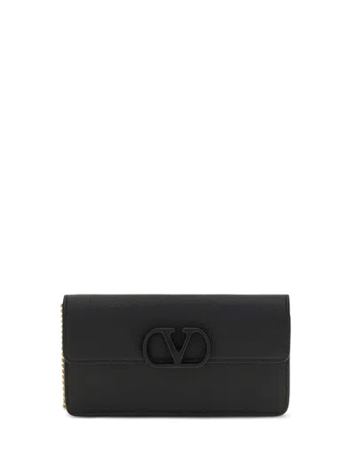 Valentino Garavani Wallet In Black