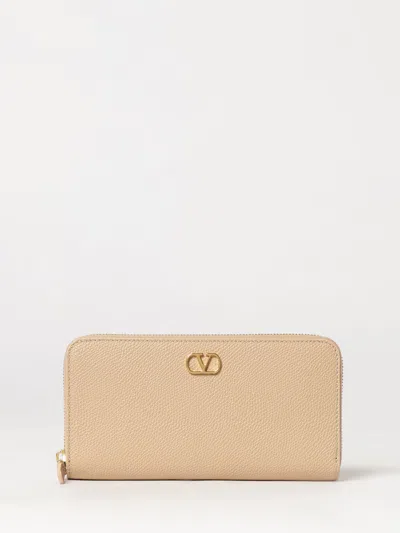 Valentino Garavani Wallet Woman Color Pink In Neutral