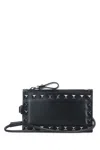 Valentino Rectangular Wallet Studded Wrist Strap