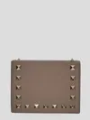 Valentino Rockstud Beaded Embellished Wallet