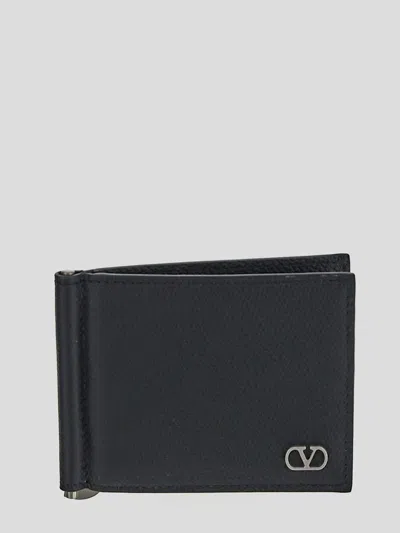 Valentino Garavani Wallets In Black