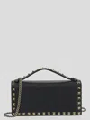 Valentino Garavani Rockstud Leather Wallet On A Chain