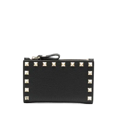 Valentino Garavani Wallets In Black