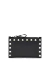 Valentino Garavani Roskstud Zip-up Coin Purse