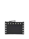 Valentino Garavani Roskstud Zip-up Coin Purse