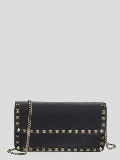 Valentino Garavani Wallets In Black