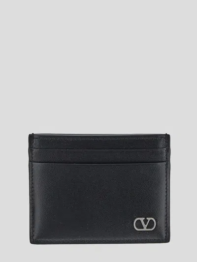 Valentino Garavani Wallets In Black