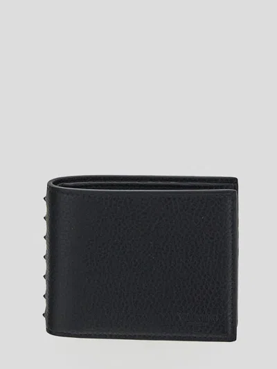 Valentino Garavani Wallets In Black