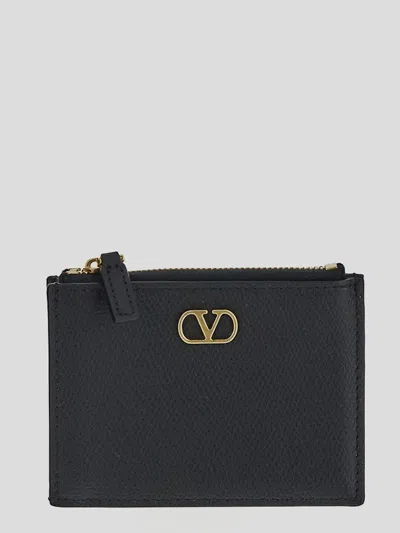 Valentino Garavani Wallets In Black