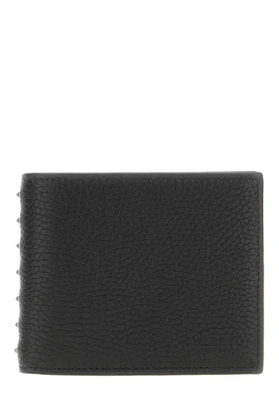 Valentino Garavani Wallets In Black