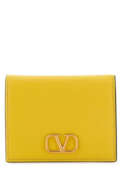 Valentino Garavani Wallets In Yellow