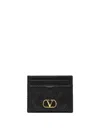 Valentino Portacarte Quiltie 67 In Nappa Nera Donna In Black